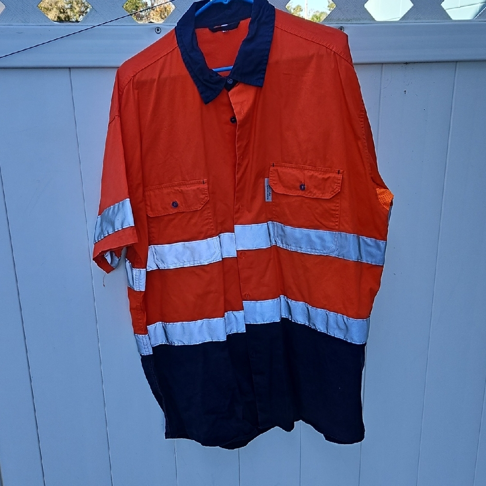 NEW Mens Hi Vis Work Shirt